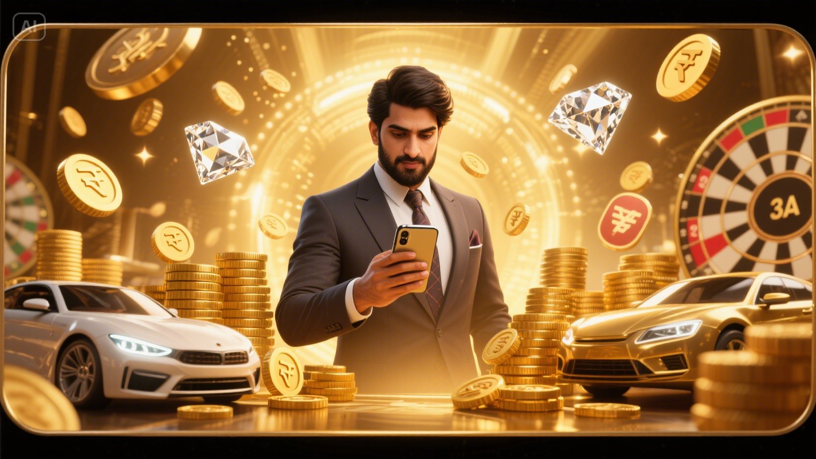 Casino lucky spin login desktop and mobile interfaces